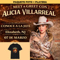 ¡FOTO CON LA JEFA! + PLAYERA -  ELIZABETH, NJ - Alicia Villarreal