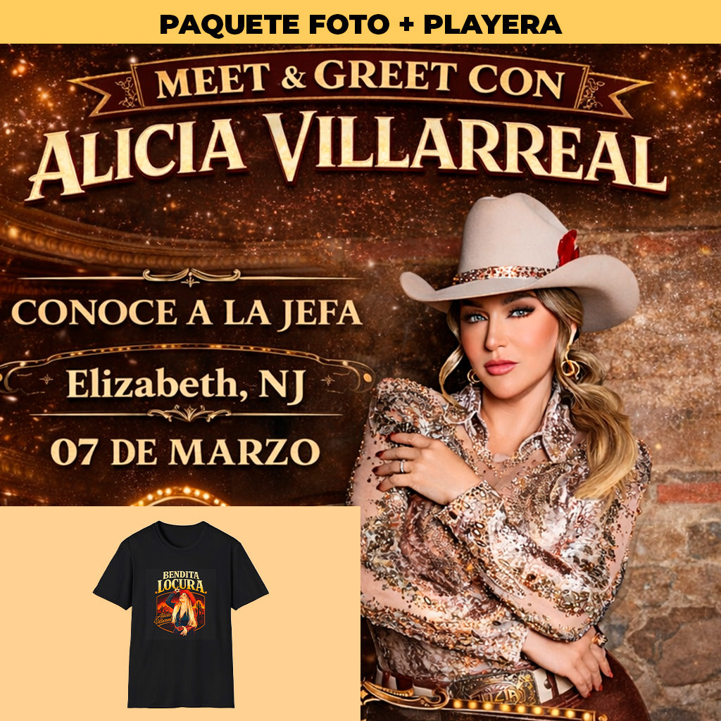 ¡FOTO CON LA JEFA! + PLAYERA -  ELIZABETH, NJ - Alicia Villarreal